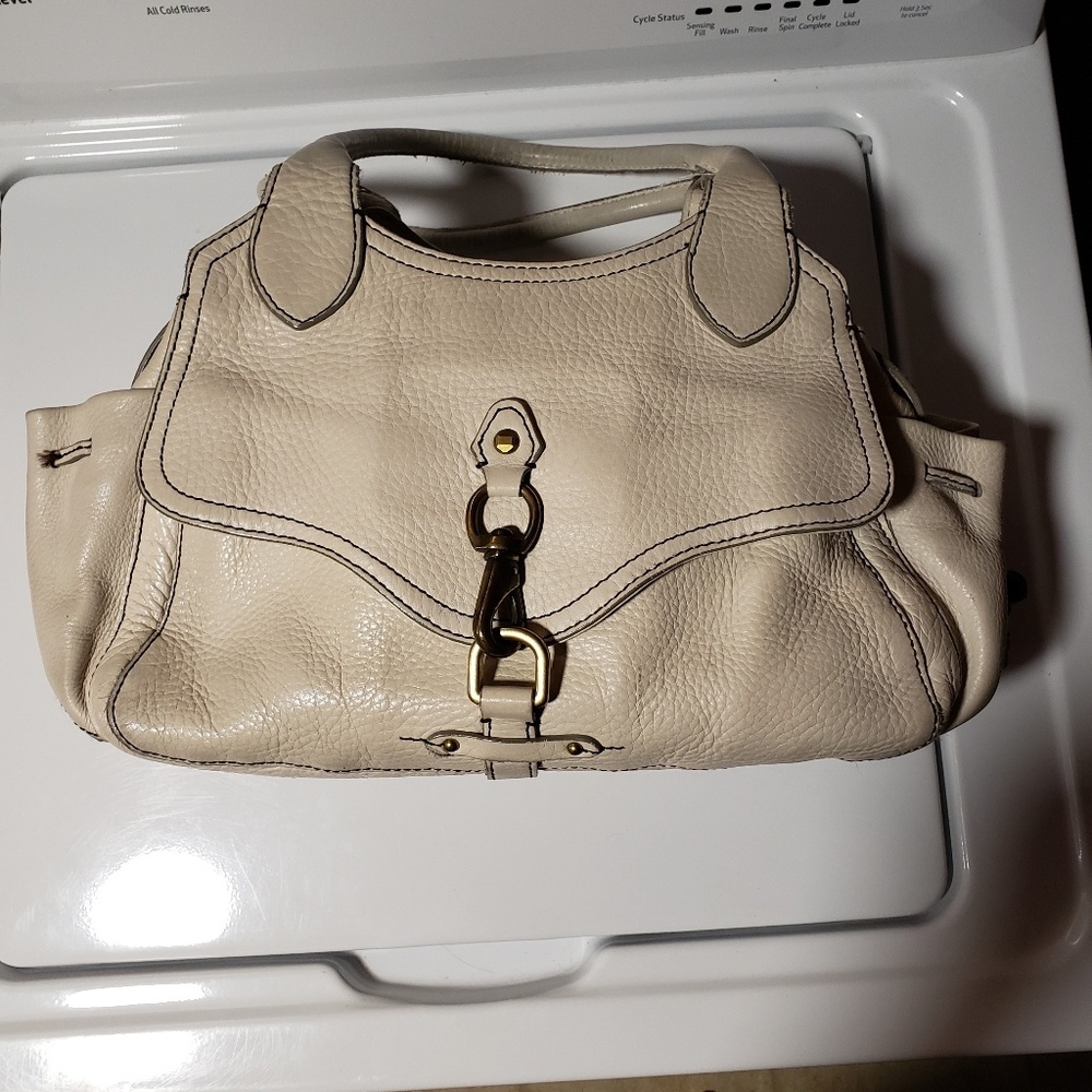 Beige Cole Haan purse